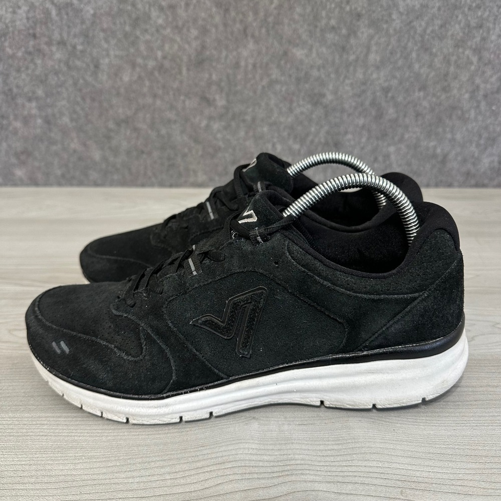 Vionic Revive Sneakers Mens 9 Blk Suede Walking Shoes FMT Technology Sporty - Picture 5 of 10
